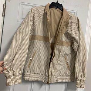 Striped Beige and Tan Jacket